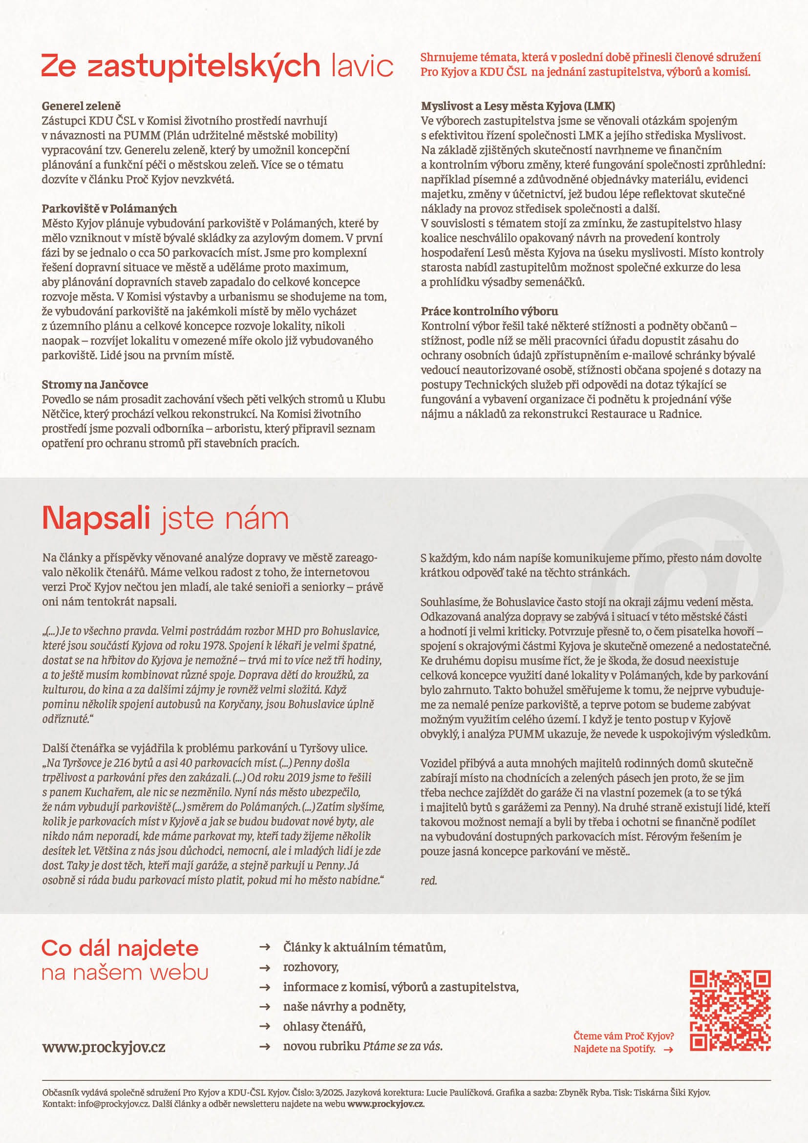 Tištěný občasník číslo 3/25